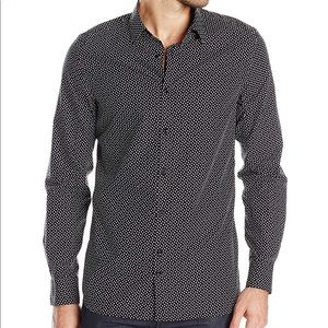 J. LINDEBERG Men’s Dani Black-Print Shirt
